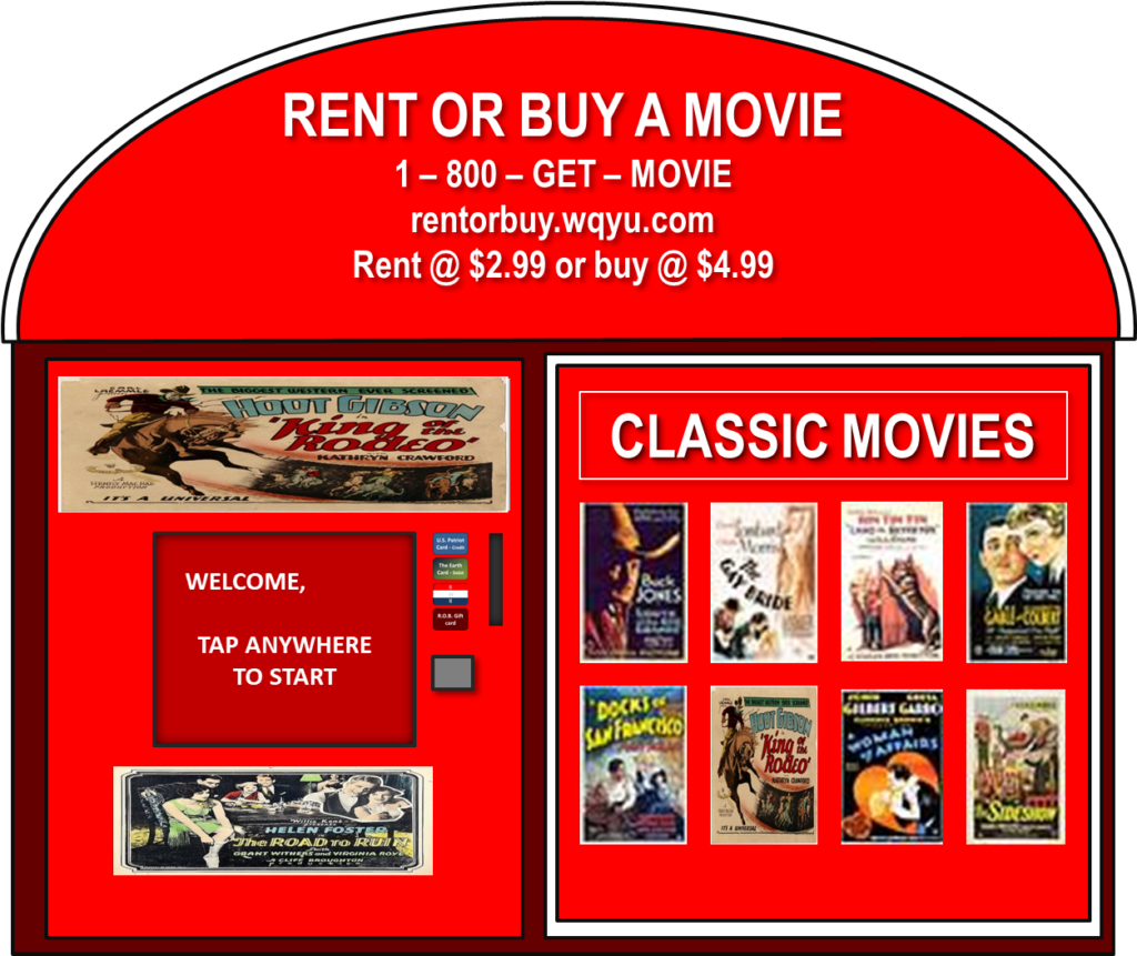 Rent or buy from a look alike Redbox kiosk